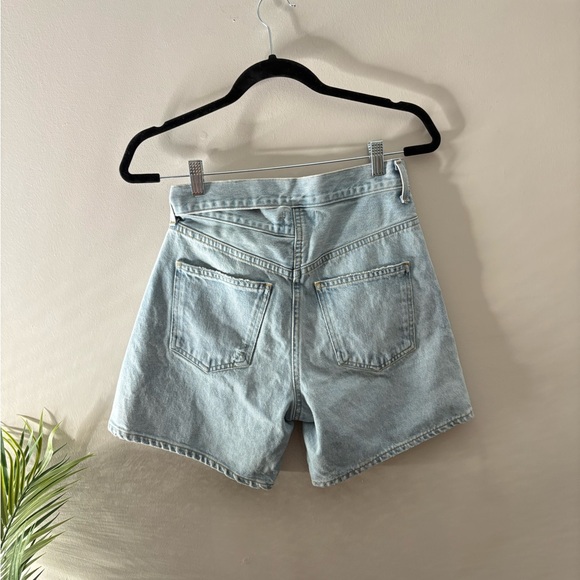 Agolde Broken Waistband Denim Shorts Size 24 NWOT - Picture 5 of 7